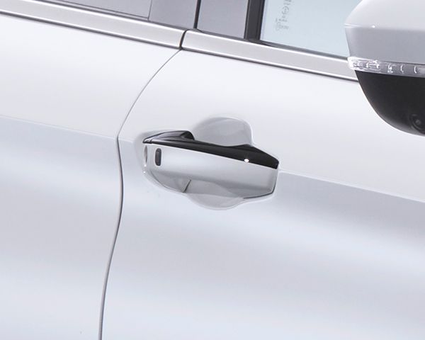 Mitsubishi Door Handle Cover Set - Black MZ576829EX